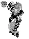 tatouage-ephemere-dragon-koi-artistique-peau