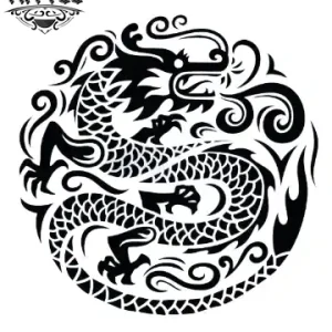 tatouage ephemere dragon noir temporaire realiste tatouage ephemere dragon noir temporaire realiste