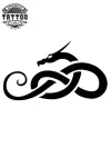 tatouage-ephemere-dragon-nordique-mythique-temporaires-realistes