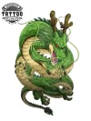tatouage-ephemere-dragon-shiryu-durable-realiste-illustration tatouage-ephemere-dragon-shiryu-durable-realiste-illustration