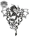 tatouage ephemere dragon volant effet realiste peau tatouage ephemere dragon volant effet realiste peau