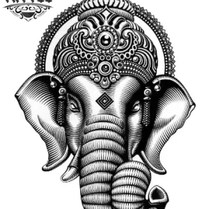 tatouage-elephant-ephemere-elegant tatouage-elephant-ephemere-elegant
