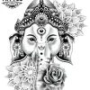 tatouage-elephant-ephemere-elegant-pour-jambes-courtes