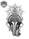 tatouage bouddhisme ephemere elephant sacre tatouage bouddhisme ephemere elephant sacre