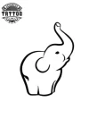 tatouage-elephant-ephemere-elegant-element-discret tatouage-elephant-ephemere-elegant-element-discret