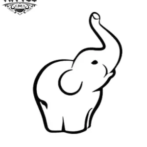 tatouage-elephant-ephemere-elegant-element-discret tatouage-elephant-ephemere-elegant-element-discret
