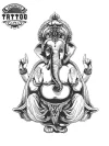 tatouage-ephemere-elephant-ganesh-indien-temporary-tattoo tatouage-ephemere-elephant-ganesh-indien-temporary-tattoo