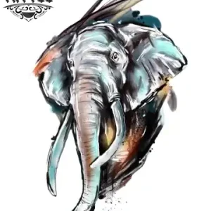 tatouage-ephemere-elephant-elegant-pour-short tatouage-ephemere-elephant-elegant-pour-short
