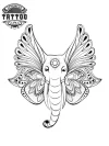 tatouage-elephant-ephemere-elemental-elegant-elephant-fleur-de-lotus tatouage-elephant-ephemere-elemental-elegant-elephant-fleur-de-lotus