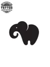 tatouage-ephemere-elephant-style-short-durable-tendance