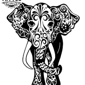 tatouage-ephemere-elephant-thailandais-design-unique tatouage-ephemere-elephant-thailandais-design-unique