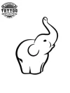 tatouage-elephant-ephemere-elegant-motif-animal-symbolique-trompe-levee