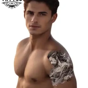tatouage-ephemere-epaule-homme-tendance-moderne tatouage-ephemere-epaule-homme-tendance-moderne