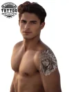 tatouage épaule éphémère homme indien motif tribal tatouage épaule éphémère homme indien motif tribal