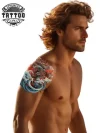tatouage-ephemere-epaule-japonais-motif-traditionnel tatouage-ephemere-epaule-japonais-motif-traditionnel