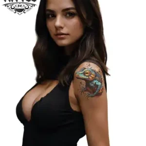 salamandre tatouage epaule temporaire realistic salamandre tatouage epaule temporaire realistic