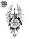 tatouage-ephemere-ailes-epee-design-integre tatouage-ephemere-ailes-epee-design-integre