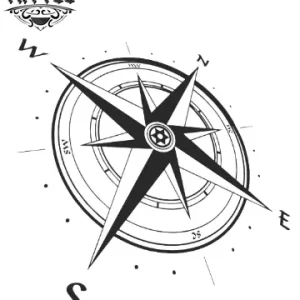 tatouage-ephemere-etoile-boussole-style-nautique tatouage-ephemere-etoile-boussole-style-nautique
