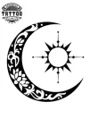 tatouage ephemere etoile lune design temporaire tatouage etoile tatouage ephemere etoile lune design temporaire tatouage etoile