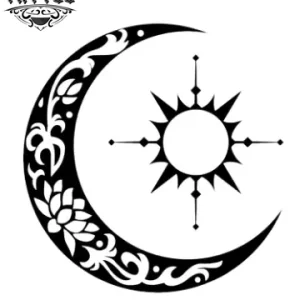 tatouage ephemere etoile lune design temporaire tatouage etoile tatouage ephemere etoile lune design temporaire tatouage etoile