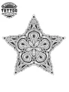 tatouage-ephemere-ETOILE-mandala-design-elegant tatouage-ephemere-ETOILE-mandala-design-elegant