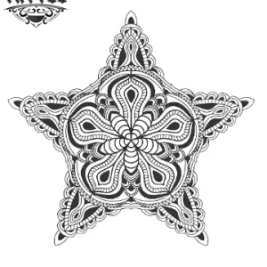 tatouage-ephemere-ETOILE-mandala-design-elegant tatouage-ephemere-ETOILE-mandala-design-elegant