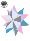 tatouage-ephemere-etoile-origami-design-tendance tatouage-ephemere-etoile-origami-design-tendance