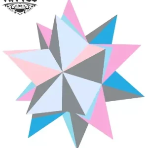 tatouage-ephemere-etoile-origami-design-tendance tatouage-ephemere-etoile-origami-design-tendance