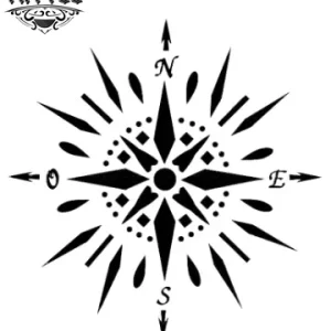 tatouage-ephemere-etoile-rose-des-vents-design-nautique-style-unique tatouage-ephemere-etoile-rose-des-vents-design-nautique-style-unique