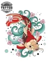 tatouage-ephemere-feminin-poisson-elegant-femme tatouage-ephemere-feminin-poisson-elegant-femme