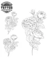 tatouage-fleur-ephemere-bouquet-design-floral-temporaire tatouage-fleur-ephemere-bouquet-design-floral-temporaire