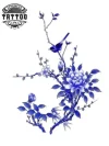 tatouage ephemere fleur de cerisier delicat et elegant tatouage ephemere fleur de cerisier delicat et elegant