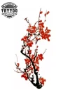 tatouage temporaire fleur cerisier glamour tendance tatouage temporaire fleur cerisier glamour tendance