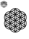 tatouage ephemere fleur de vie design tatouage fleur temporary tattoo tatouage ephemere fleur de vie design tatouage fleur temporary tattoo