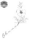 tatouage-fleur-ephemere-ecriture-artistique tatouage-fleur-ephemere-ecriture-artistique
