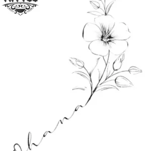 tatouage-fleur-ephemere-ecriture-artistique tatouage-fleur-ephemere-ecriture-artistique