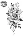 tatouage-fleur-ephemere-feuillage-chic tatouage-fleur-ephemere-feuillage-chic