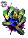 tatouage-fleur-tatouage-ephemere-fleur-exotique-design-temporaire-floral tatouage-fleur-tatouage-ephemere-fleur-exotique-design-temporaire-floral