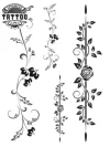 tatouage-fleur-ephemere-grimpante-elegante