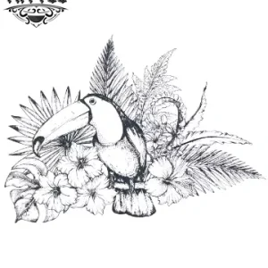 tatouage ephemere fleur jungle design naturel exotique tatouage FLEUR tatouage ephemere fleur jungle design naturel exotique tatouage FLEUR