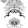 tatouage-éphémère-fleur-de-lotus-tatouage-FLEUR-design-temporaire-floral tatouage-éphémère-fleur-de-lotus-tatouage-FLEUR-design-temporaire-floral