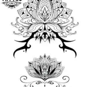 tatouage-éphémère-fleur-de-lotus-tatouage-FLEUR-design-temporaire-floral tatouage-éphémère-fleur-de-lotus-tatouage-FLEUR-design-temporaire-floral