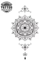 tatouage-fleur-ephemere-mandala-floral-elegant tatouage-fleur-ephemere-mandala-floral-elegant