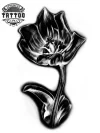 tatouage-fleur-negatif-design-unique-ephemere tatouage-fleur-negatif-design-unique-ephemere