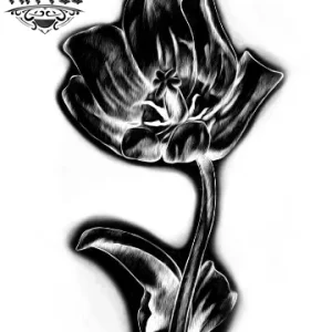 tatouage-fleur-negatif-design-unique-ephemere tatouage-fleur-negatif-design-unique-ephemere