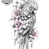tatouage-fleur-ephemere-oiseau-elegant-style-floral-naturel tatouage-fleur-ephemere-oiseau-elegant-style-floral-naturel