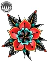 tatouage fleur éphémère old school vintage tatouage fleur éphémère old school vintage