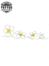 tatouage fleur Orchidée éphémère art corporel élégant tatouage fleur Orchidée éphémère art corporel élégant