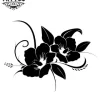 tatouage-fleur-ephemere-polynesienne-design-floral-temporaire tatouage-fleur-ephemere-polynesienne-design-floral-temporaire