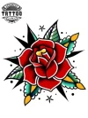 tatouage ephémère fleur rose design temporaire peau bouton fleurissante tatouage ephémère fleur rose design temporaire peau bouton fleurissante